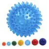 Igelball / Massageball 80mm/Blau transparent (neutral)