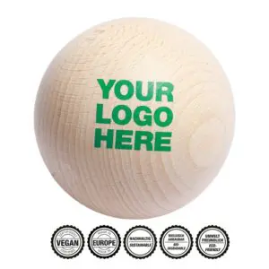 Massageball / Faszienball aus Holz, "Made in Europe"