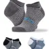 3-Pack Mixed Stripe Sneaker Socks