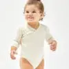 Baby Long Sleeve Kimono Bodysuit