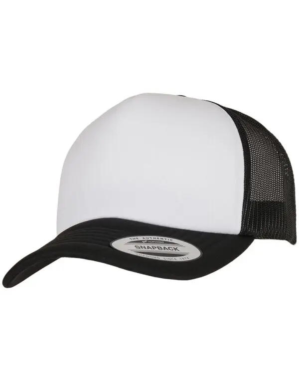 Cap Classic Curved Foam Trucker – White Front