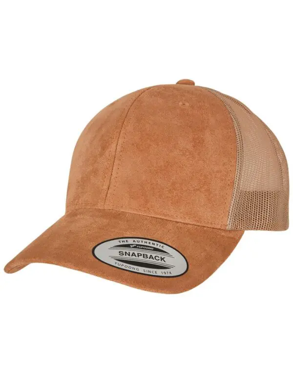 Cap Suede Leather Trucker