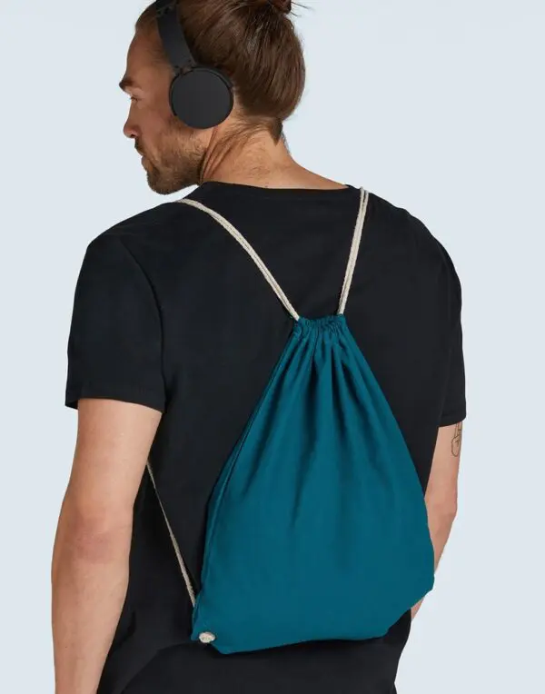 Cotton Drawstring Backpack