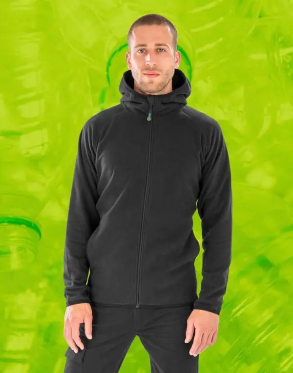 Jacket Hooded Recycled Microfleece