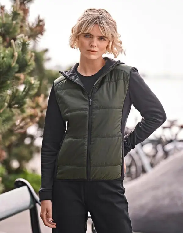 Jacket Womens Hybrid-Stretch Hooded