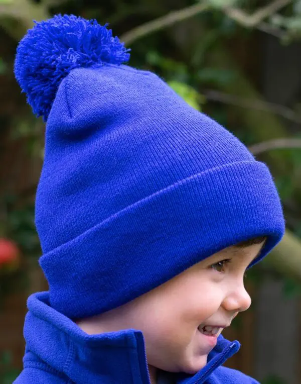 Junior Pom Pom Beanie