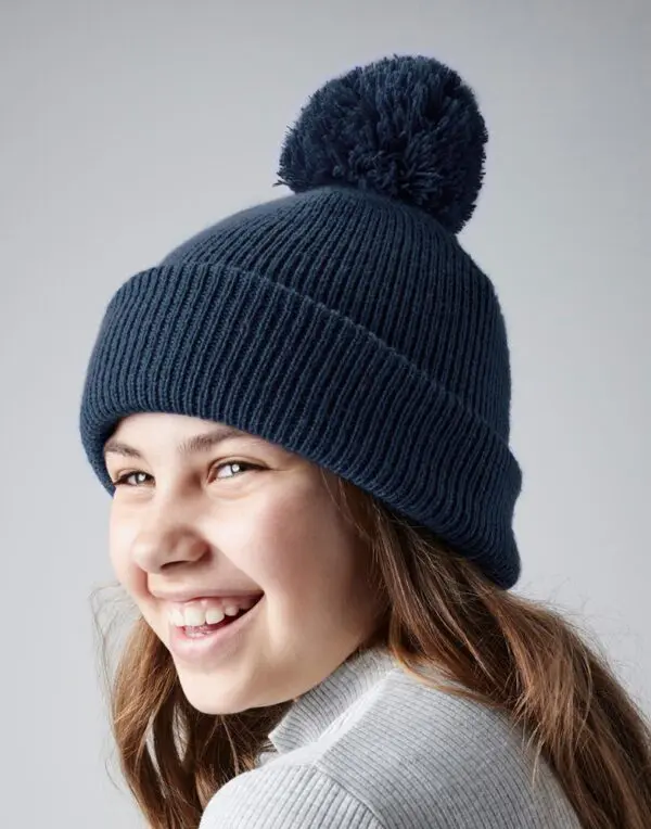 Junior Reflective Bobble Beanie