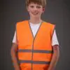 Kids Fluo Reflective Border Waistcoat