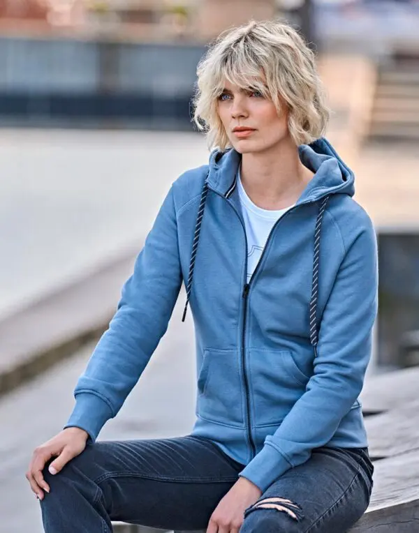 Ladies' Fashion Full Zip Hood