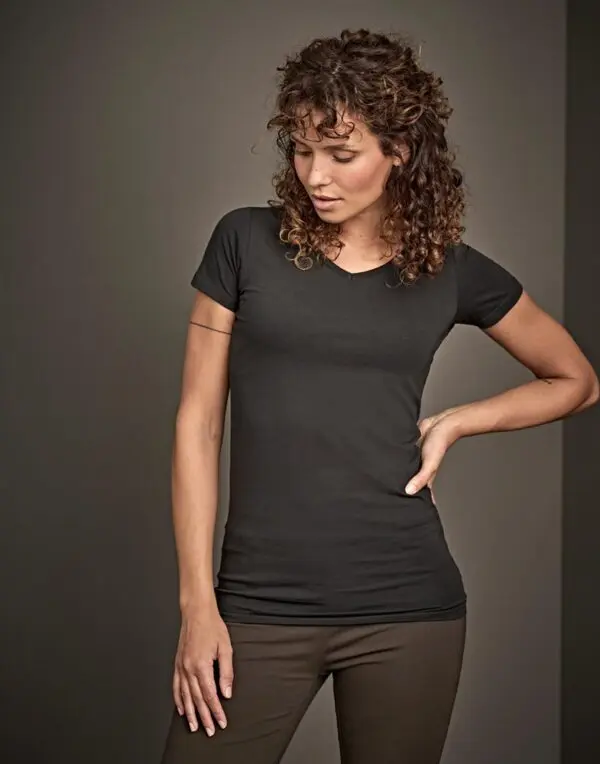 Ladies' Stretch Tee Extra Long