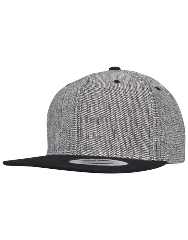 Melange Solid Snapback