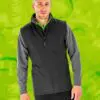 Men's Recycled 2-Layer Printable Softshell B/W