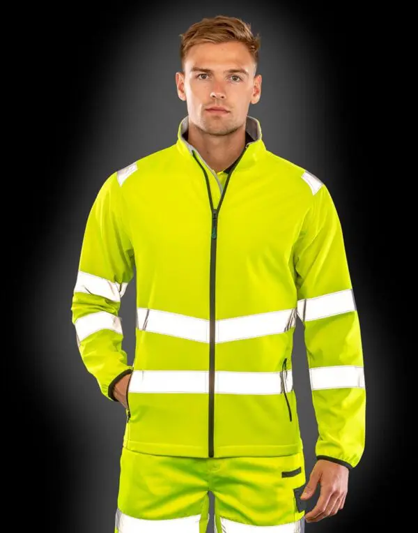 Recycled Printable Safety Softshell