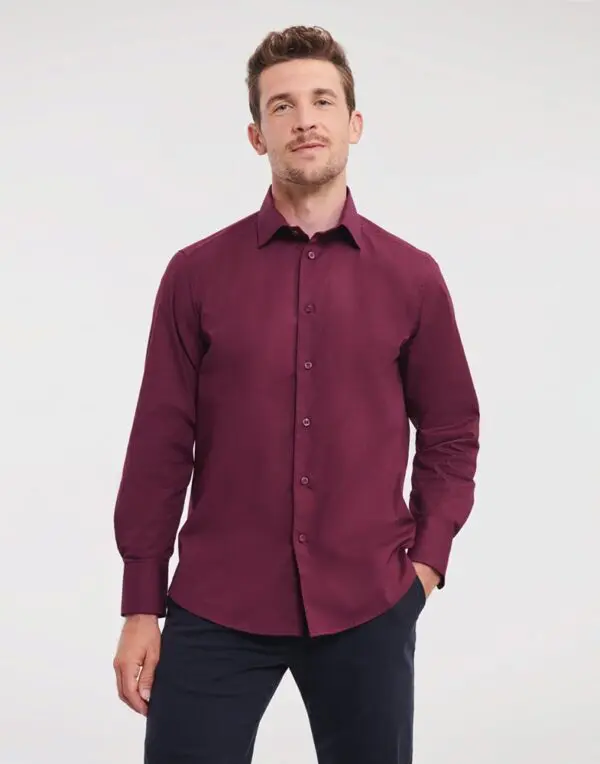 Shirt Fitted Stretch LS