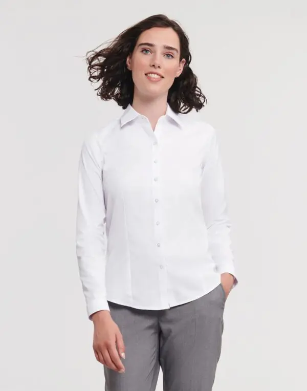 Shirt Ladies' LS Herringbone