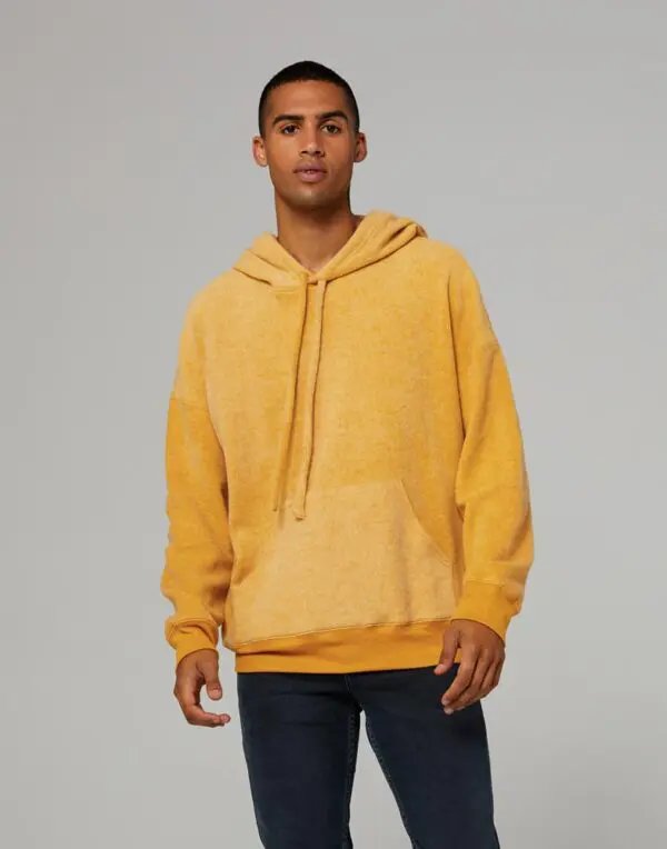 Unisex Sueded Fleece Pullover Hoodie