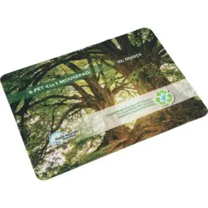 RPET 4 in 1  Mikrofaser Mousepad,  165 x 215 x 1 mm