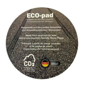 Untersetzer ECO-pad, 100 mm rund , ca. 2 mm dick