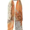 Elegante Damen Schals Pashmina Schals für Corporate Look, Freizeit, Abendkleid, Größe: 90 x 180 - Orange - Orange blau