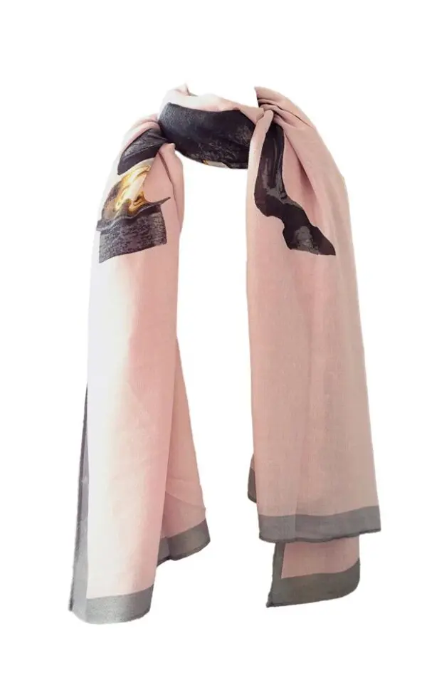 Elegante Damen Schals Pashmina Schals für Corporate Look, Freizeit, Abendkleid, Größe: 90 x 180 - rosa