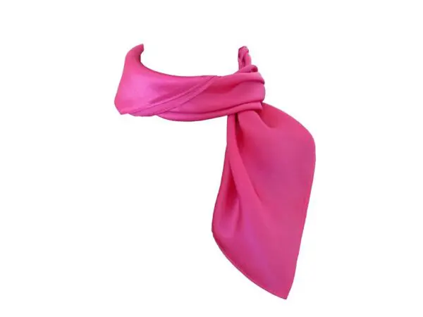 Halstuch Seidentuch Bandana in 100% Twill Seide für Damen - Halstuchgröße: 55 x 55 cm  - rose