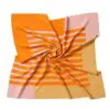 Halstücher aus 100% Mikrofaser Idealgröße 60 x 60 für Corporate Look - Orange Pink