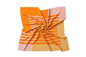 Halstücher aus 100% Mikrofaser Idealgröße 60 x 60 für Corporate Look - Orange Pink