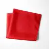 Herren Einstecktuch aus Satin - Einstecktuch uni Einstecktücher in Größe 30 x 30 cm - 100% Mikrofaser - Rot