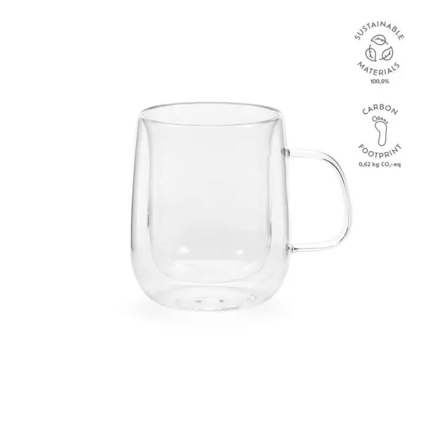 Tasse Elbe 450 Borosilikat Glas 440 ml