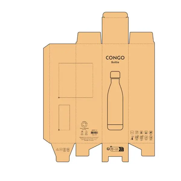 Trinkflasche Congo recy. Edelstahl 780 ml