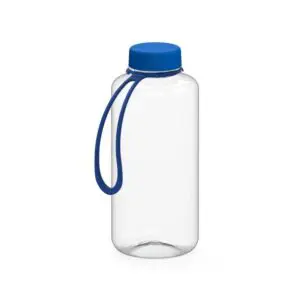 Trinkflasche "Refresh" klar-transparent inkl. Strap, 1,0 l