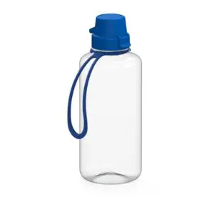 Trinkflasche "School" klar-transparent inkl. Strap 1,0 l