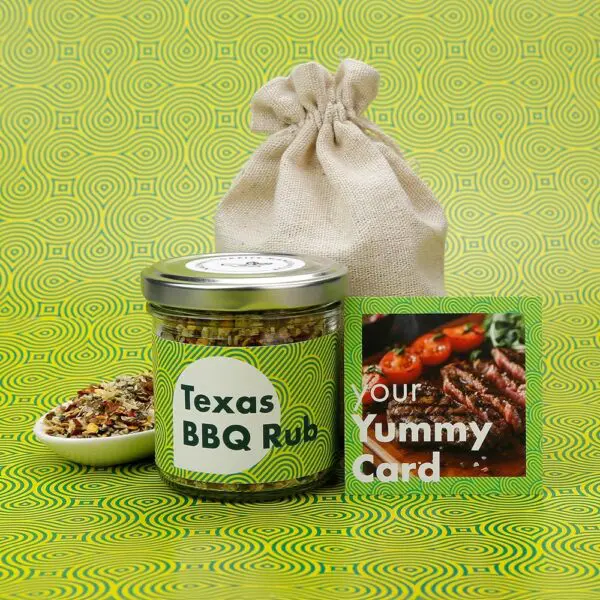 Einzelglas im Säckchen „Texas BBQ Rub“ Gewürzmischung #midi