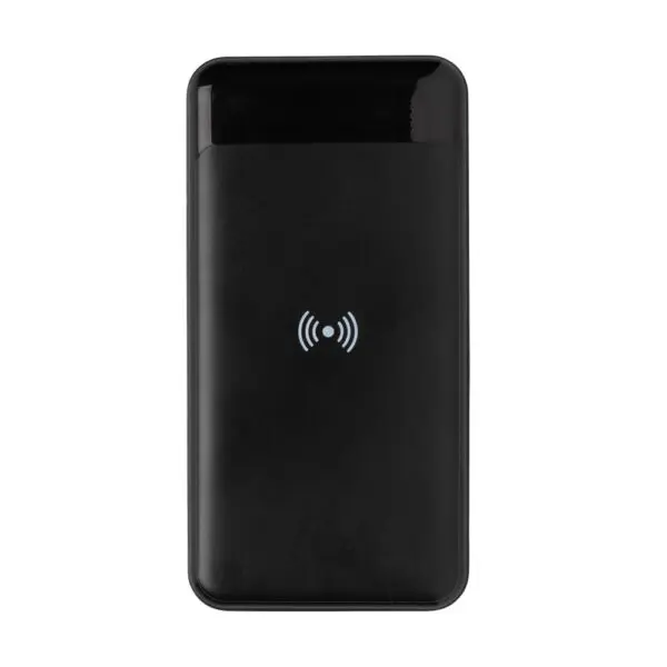 Powerbank Wireless aus RCS Standard recyceltem Kunststoff