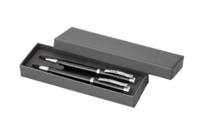 Schreib-Set FORTUNA SCHWARZ, incl. 2-er Pen-Box