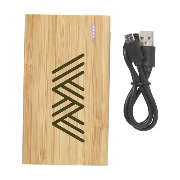 Powerbank Bamboo 4000 externes Ladegerät