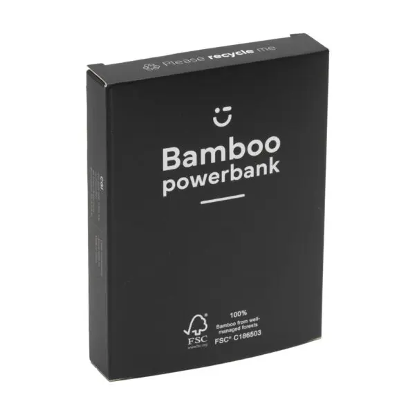 Powerbank Bamboo 4000 externes Ladegerät