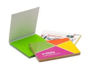 e-sticky Standardfarben im Kartoncover