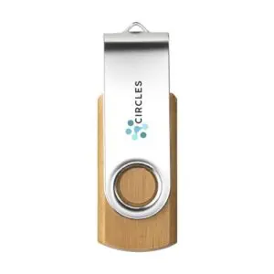 USB Twist Bamboo aus Vorrat 32 GB