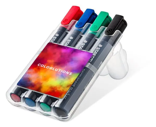 Markern marker, STAEDTLER Lumocolor permanent Box mit 4