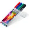 STAEDTLER Lumocolor non-permanent B, Box mit 4 Stiften