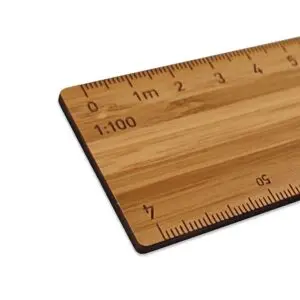 Lineale 160 x 30 x 3 mm Holz, Lasergravur, Standard