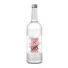 Glasflasche mit 750 ml Quellwasser