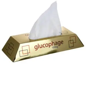 Tissue-Box Goldbarren