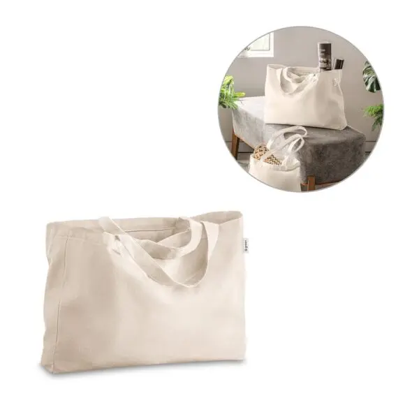 PARMA. Tasche aus Baumwolle und recycelter Baumwolle (280 g/m²)