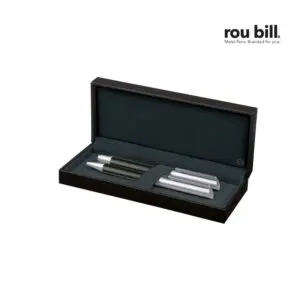 (Drehkugelschreiber+ roubill Carbon  Line Set Füllhalter)