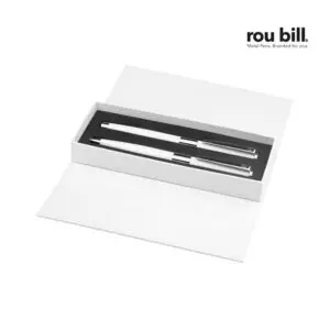 (Drehkugelschreiber+ roubill Image   White Line Set Rollerball)