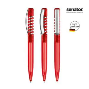 Druckkugelschreiber senator® New Spring  Clear MC