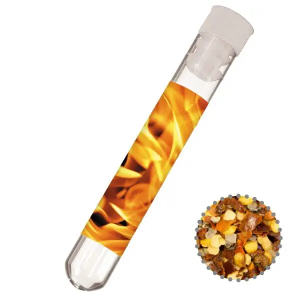 Gewürzmischung Feuer und Flamme, ca. 5g, Reagenzglas