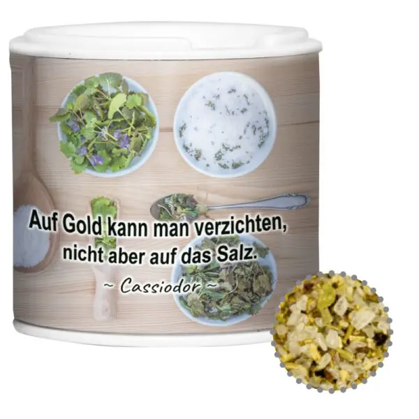 Gewürzmischung Kräutersalz, ca. 30g, Gewürzpappstreuer